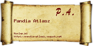 Pandia Atlasz névjegykártya